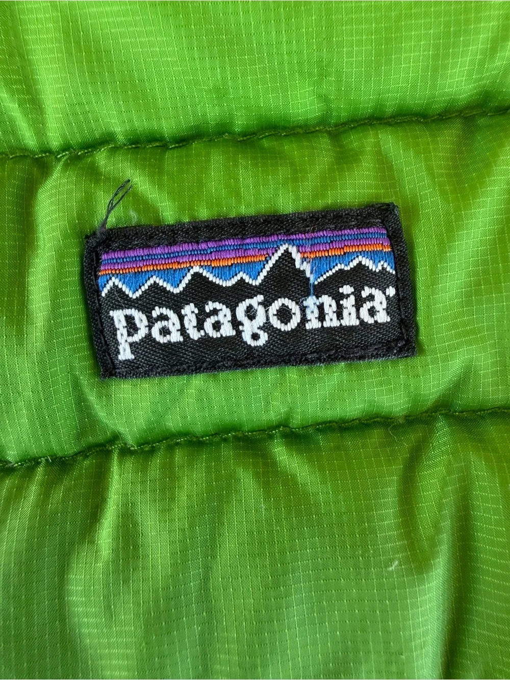 Patagonia Puffer Jacket Down Insulated Kelly Green 3T Unisex Play Condition